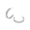 Olivia Burton Honeycomb Link Hoop Earrings 24100093