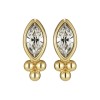 Olivia Burton Classic Dainty Gold Plated Stud Earrings 24100286