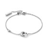 Olivia Burton Hex Interlink Silver Tone Steel Bracelet & Necklace Gift Set 24170001
