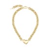 BOSS Honey Love Gold-Tone Heart Charm Necklace 1580637