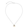BOSS Harmonie Three Colour Circle Link Pendant Necklace 1580771