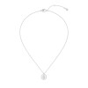 BOSS Divine Silver Tone Stainless Steel Double B Necklace 1580836