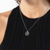 BOSS Divine Silver Tone Stainless Steel Double B Necklace 1580836