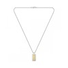 BOSS Devon Two Tone Tag Necklace 1580576