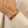 BOSS Doran Yellow Gold-Tone Gents Bracelet 1580696