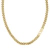 BOSS Kassy Gold Tone 8mm Logo Chain Mens Necklace 1580770