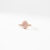 Fabergé Heritage Rose Gold Pink Guilloché Enamel Egg Ring 1298RG2330