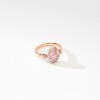 Fabergé Heritage Rose Gold Pink Guilloché Enamel Egg Ring 1298RG2330