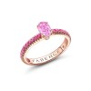 Faberg&eacute; Colours of Love Rose Gold Pink Sapphire Fluted Ring 845RG2741/18