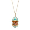Fabergé Heritage Yellow Gold Diamond & Turquoise Guilloché Enamel Ladybird Surprise Locket  1