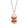 Fabergé Essence Rose Gold Ruby & Pink Lacquer Butterfly Surprise Locket Pendant 1258FP2394