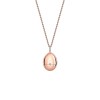 Fabergé Essence Rose Gold Red Lacquer & Ruby Set Shoe Surprise Locket Pendant 1258FP2531