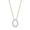 Fabergé Colours of Love Yellow & White Gold Diamond Sasha Egg Pendant Necklace 1552NE2766