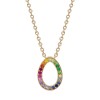 Fabergé Colours of Love Rose Gold Rainbow Sascha Egg Pendant Necklace 1552NE3019 2