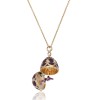 FABERGÉ x Chisholm Hunter 165th Anniversary Heather Surprise 18ct Yellow Gold Locket 1151FP3480