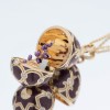 FABERGÉ x Chisholm Hunter 165th Anniversary Heather Surprise 18ct Yellow Gold Locket 1151FP3480