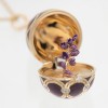 FABERGÉ x Chisholm Hunter 165th Anniversary Heather Surprise 18ct Yellow Gold Locket 1151FP3480