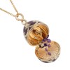 FABERGÉ x Chisholm Hunter 165th Anniversary Heather Surprise 18ct Yellow Gold Locket 1151FP3480