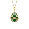 Fabergé x 007 Special Edition Yellow Gold & Green Guilloché Enamel Octopussy Egg Surprise Locket 2332FP3645