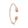 Fabergé Treillage Brushed Rose Gold & Diamond Open Set Bangle 1070BT2019