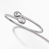 Fabergé Essence White Gold I Love You Crossover Bangle 1053BT2242