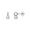 Mikimoto 18ct White Gold Akoya 5.75mm Pearl Stud Earrings PE 1760 W