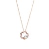 Mikimoto Cherry Blossom 18ct Rose Gold Akoya Pearl Diamond Pendant PP 20589D Z