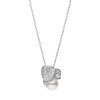 Mikimoto 18ct White Gold Les Petales 0.44ct Diamond Pendant PP20497DW