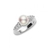 Mikimoto Akoya Morning Dew 8mm Pearl and Diamond Ring PRL 538D W