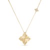 Roberto Coin Arabesque Flower necklace with diamonds ADR777CL3571-Y