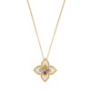 Roberto Coin 18ct Yellow Gold Venetian Princess Carnival Diamond & Mixed Gemstone Pendant ADV777CL3648