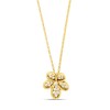 Roberto Coin Jasmine 18ct Yellow Gold Necklace With Diamonds ADR777CL3768