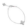 Roberto Coin 18ct White Gold Princess Flower 0.18ct Diamond Bracelet ADR777BR0652_WG 
