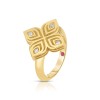 Roberto Coin Arabesque 18ct Yellow Gold 0.09ct Diamond Ladies Ring ADR777RI3572 Y