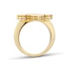 Roberto Coin Arabesque 18ct Yellow Gold 0.09ct Diamond Ladies Ring ADR777RI3572 Y