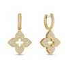 Roberto Coin 18ct Yellow Gold Venetian Princess 0.82ct Diamond Drop Earrings ADR777EA3317_YG
