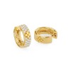 Roberto Coin Love In Verona 18ct Yellow Gold Diamond Hoop Ladies Earrings ADR888EA2455 Y