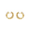 Roberto Coin Love In Verona 18ct Yellow Gold Diamond Hoop Ladies Earrings ADR888EA2455 Y