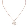 Messika Mother Of Pearl Lucky Move PM Rose Gold 0.16ct Diamond Necklace 11650-RG