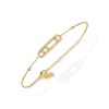 Messika Baby Move Pavé 18ct Yellow Gold 0.30ct Diamond Bracelet 4325-YG