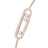 Messika Baby Move Pavé Rose Gold Diamond Bracelet 04325-PG