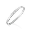 Move Noa 18ct White Gold 0.11ct Diamond Bangle 10092-WG