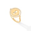 Messika Lucky Move PM Yellow Gold 0.15ct Diamond Circle Ring 07470-YG