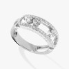 Move Classic Pavé 18ct White Gold 0.55ct Diamond Ring 04000-WG