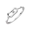 Messika Move Uno White Gold 0.01ct Diamond Ring 10055-WG