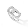 Messika So Move 18ct White Gold Pavé Diamond Ring 12937-WG