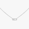 Messika Move Uno Pavé White Gold 0.20ct Diamond Necklace 04708-WG