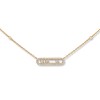 Baby Move Pavé 18ct Yellow Gold 0.35ct Diamond Necklace 4322-YG