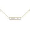 Messika Move Pavé Yellow Gold Diamond Necklace 03994-YG