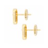 Messika Move Uno 18ct Yellow Gold Diamond Ladies Earrings 12305-YG